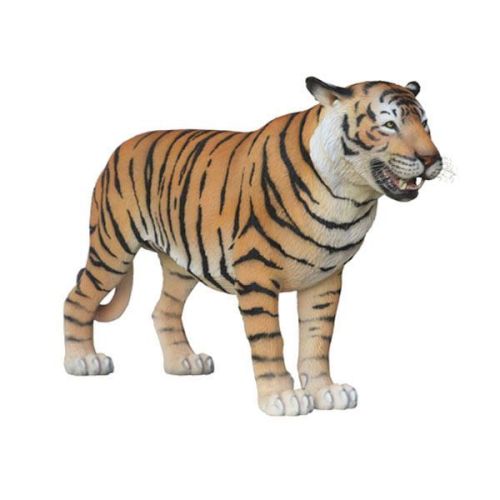 Tiger standing large animal prop statue