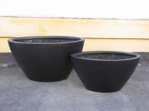 Premium Lightweight Terrazzo Short Oval Trough - 2 sizes