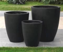 Premium Lightweight Terrazzo Tall Round Planter - 4 sizes